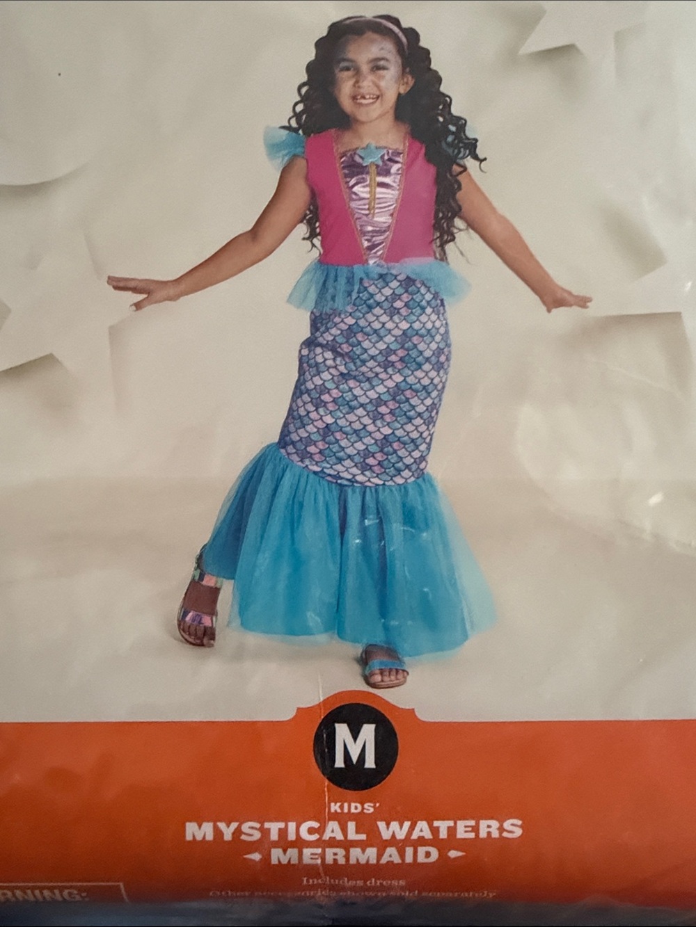 Kids Mystical Waters Mermaid Costume - Pink & Blue
